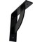 Ekena Millwork Bulwark Steel Bracket, Powder Coated Black 2"W x 8"D x 8"H BKTM02X08X08BUPBL - alternate 1